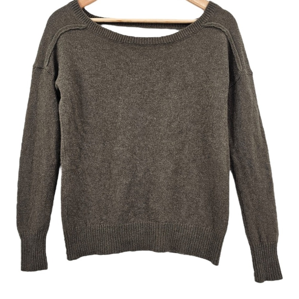 360 Sweater Womens S 100% Cashmere Open Back Sweater